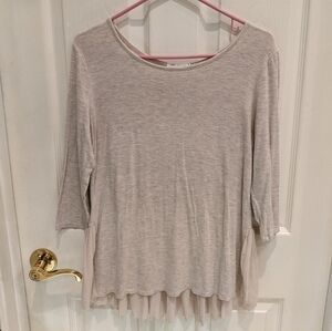 Pebble and Stone Women's 3/4 Sleeve Tunic Size Small